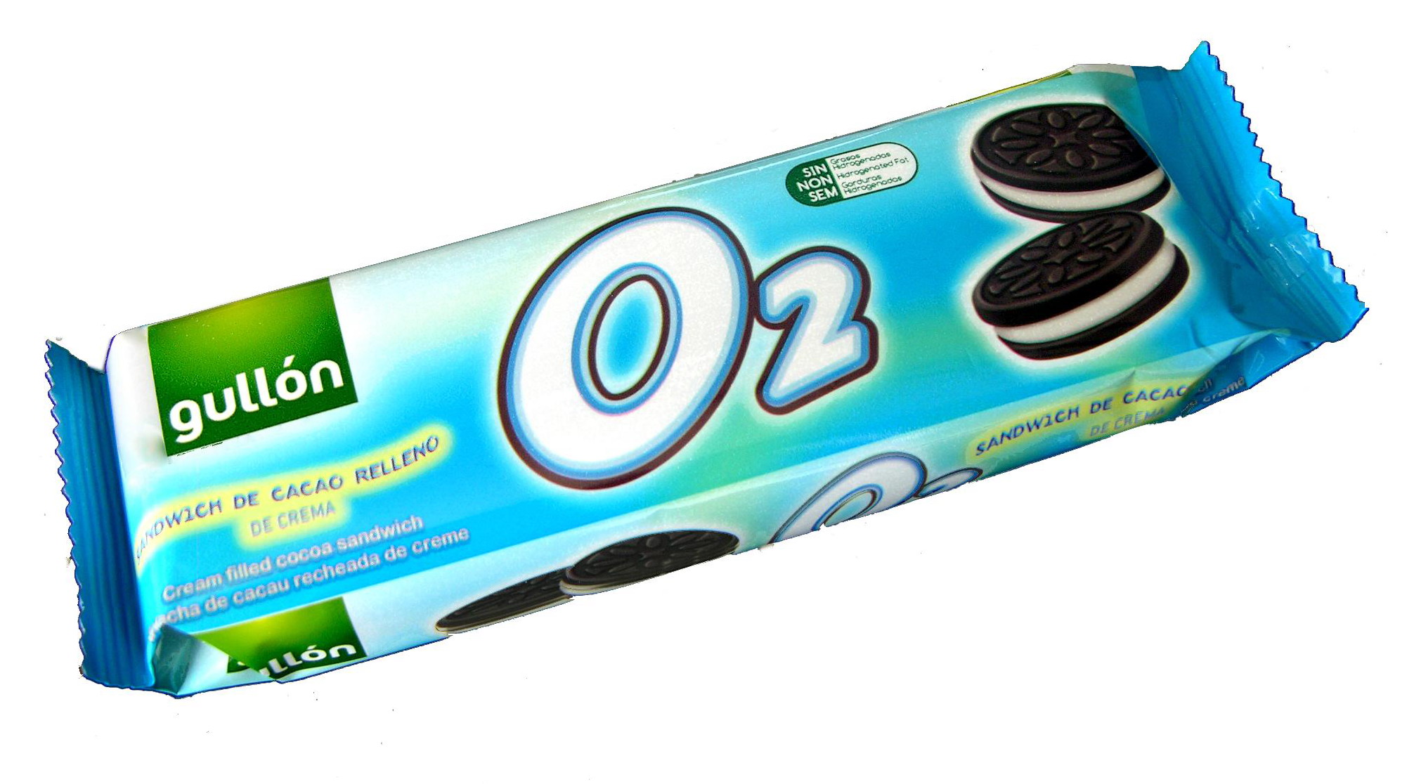 BOLACHA O2 CREME 66 GR GULLON (CX 20 UN)